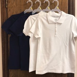 Wonder nation girls size 10/12 uniform shirts